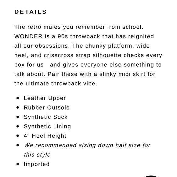 Dolce Vita Wonder Heels Ivory Leather - Picture 6 of 6